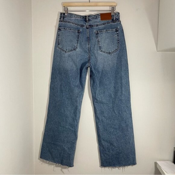 Hidden Los Angeles Distressed Undone Hem Dad Jean size 30 - Picture 5 of 6